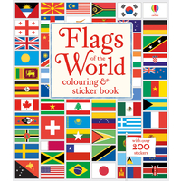 Usborne Flags of the World Colouring & Sticker Book