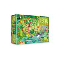 Usborne Book and Jigsaw: In the Jungle 100 Pieces