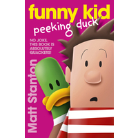 Funny Kid Peeking Duck Book #7