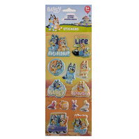 Bluey and Bingo and Friends 1 Puffy & 2 Fun Sticker Sheet Pack 3 Sticker Sheets 