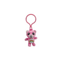 Care Bears Cubs Plush Clip On Bag Tag - Cheer Bear
