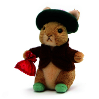 Peter Rabbit Beanbag Plush 14cm - Benjamin Bunny