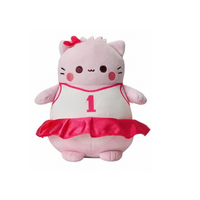 Pembe the Pink Cat - Cheerleader Plush 19cm