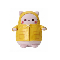 Pembe the Pink Cat - Raincoat Plush 19cm