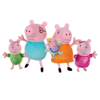 Peppa Pig - 5 Pack Family Plush