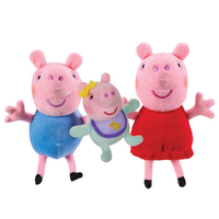 Peppa Pig - Peppa, George & Evie Plush