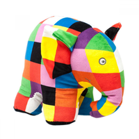 Elmer the Patchwork Elephant Soft Toy 20cm
