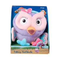 ABC Kids Giggle and Hoot Talking Hootabelle Plush 17cm Pink