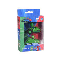 PJ Masks Diecast Metal Vehicles Gekko 2 Pack Green