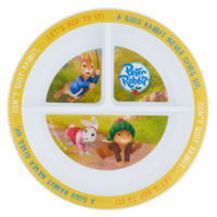 Peter Rabbit Animated 3 Section Plate