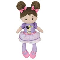 Disney Baby Brunette Minnie Mouse Touch and Feel Doll 30cm