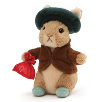 Beatrix Potter Benjamin Bunny Premium Beanbag Plush Toy Small 13cm