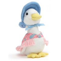 Beatrix Potter Jemima Puddle-Duck Premium Beanbag Plush Toy Small 13cm