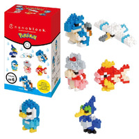 Nanoblock Mini Pokemon Water Type Box Set