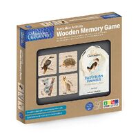 Australian Geographic Australian Animals Wooden Memory Game