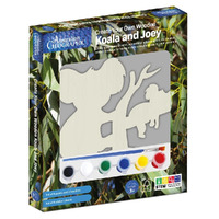 Australian Geographic Create Your Own Wooden Koala and Joey