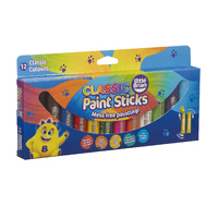 Little Brian Paint Sticks - Classic (12 Assorted Colours)