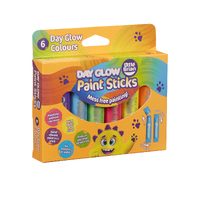 Little Brian Paint Sticks - Day Glow (6 Assorted Colours)