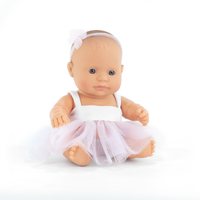 Miniland -  My Friends & Me Caucasian Girl Baby Doll 21cm