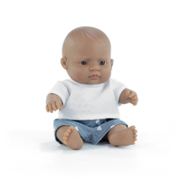 Miniland -  My Friends & Me Latin Boy Baby Doll 21cm