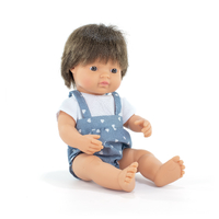 Miniland - My Friends & Me Brown Caucasian Boy Doll 38cm