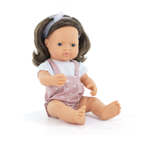 Miniland - My Friends & Me Brown Caucasian Girl Doll 38cm