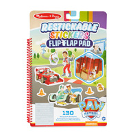 Paw Patrol Restickable Stickers Flip-Flap Pad - Classic Missions