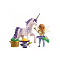 Playmobil - Collectible Unicorn: Lucky Lavender with Fairy