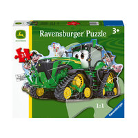 John Deere Tractor Shaped Jigsaw Puzzle