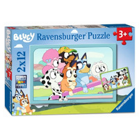 Fun with Bluey 2 x 12 Piece Jigsaw Puzzle