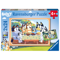 Bluey - Let's do this! 2 x 24 Piece Jigsaw Puzzles