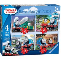 Thomas & Friends - Big World! Big Adventures! 4 In A Box Jigsaw Puzzles