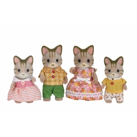 Sylvanian Families - Striped Cat Family