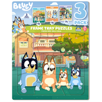 Bluey Frame Tray Puzzles 3 Pack