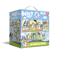 Bluey 6 Puzzle Pack