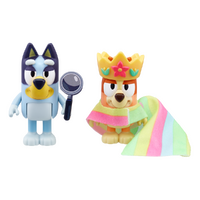 Bluey Queens Bingo & Bluey Figurines 2 Pack