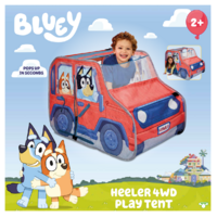 Bluey Heeler Family 4WD Pop Up Play Tent