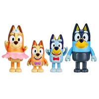 Bluey The Show Family Figurines 4 Pack