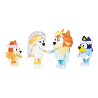 Bluey Figure 4 Pack - Wedding Time!