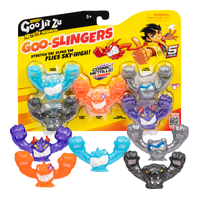 Heroes of Goo Jit Zu Meteor Madness Goo-Slingers 5 Pack - Cosmic Metallic Slingers