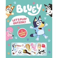 Bluey Let's Play Outside! A Magnet Book