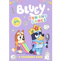 Bluey Fun and Games Colouring Book