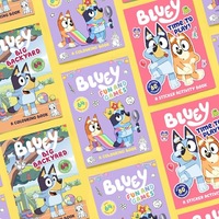Bluey Colouring & Activity Pack of 3 Books: Big Backyard, Fun & Games and Time to Play!