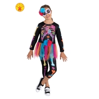 Skeleton Girl Neon Costume