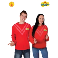 Red Wiggle Adult Costume Top