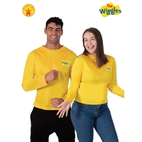 Yellow Wiggle Adult Costume Top