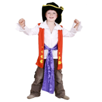The Wiggles Captain Feathersword Costume Size 2-4