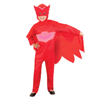 PJ Masks Owlette Glow in the Dark Costume Red Child Size 3-5