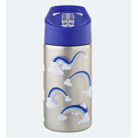 Smash Stainless Steel Kids Sipper Water Bottle 500ml - Purple