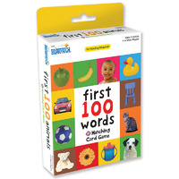 First 100 Matching Card Game – Words